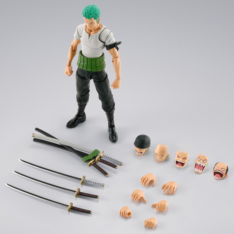 RORONOA ZORO -ROMANCE DAWN- FIG. 15 CM ONE PIECE SH FIGUARTS RE-RUN
