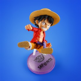 MONKEY D. LUFFY FIGURA 7,5 CM ONE PIECE WORLD COLLECTABLE FIGURE X S.H. FIGUARTS COLLECTOR