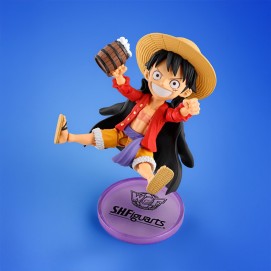 MONKEY D. LUFFY FIGURA 7,5 CM ONE PIECE WORLD COLLECTABLE FIGURE X S.H. FIGUARTS COLLECTOR