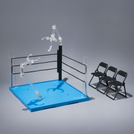 ACT RING (NEUTRAL CORNER) & FOLDING CHAIR SET FOR SH FIGUARTS TAMASHII STAGE