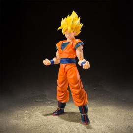 SON GOKU SUPER SAIYAN FULL POWER FIGURA 14 CM DRAGON BALL Z SH FIGUARTS RE-RUN