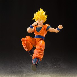 SON GOKU SUPER SAIYAN FULL POWER FIGURA 14 CM DRAGON BALL Z SH FIGUARTS RE-RUN