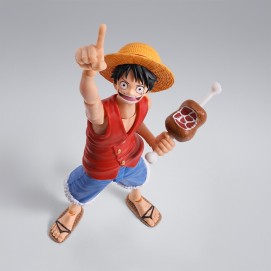 MONKEY D. LUFFY -ROMANCE DAWN- FIG. 14,5 CM ONE PIECE SH FIGUARTS               PRECIO NETO / FECHA LIMITE 24/03/2024