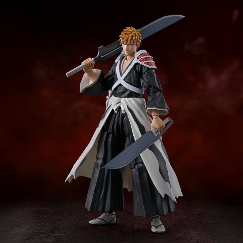 ICHIGO KUROSAKI DUAL ZANGETSU VER. FIGURA 15,5 CM BLEACH SH FIGUARTS