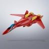 VF-19 CUSTOM FIRE VALKYRIE FIGURA 15 CM MACROSS 7 HI-METAL R