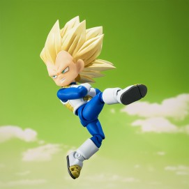 VEGETA SUPER SAIYAN 3 (MINI) -DAIMA- FIGURA 7,5 CM DRAGON BALL DAIMA SH FIGUARTS