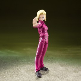 A-18 ANDROID 18 UNIVERSE SURVIVAL SAGA FIGURA 14,5 CM DRAGON BALL SUPER SH FIGUARTS