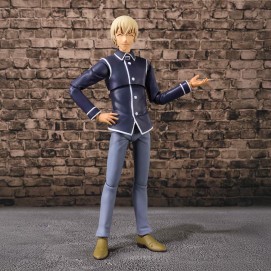 TORU AMURO FIGURA 16 CM DETECTIVE CONAN CASE CLOSED SH FIGUARTS RE-RUN