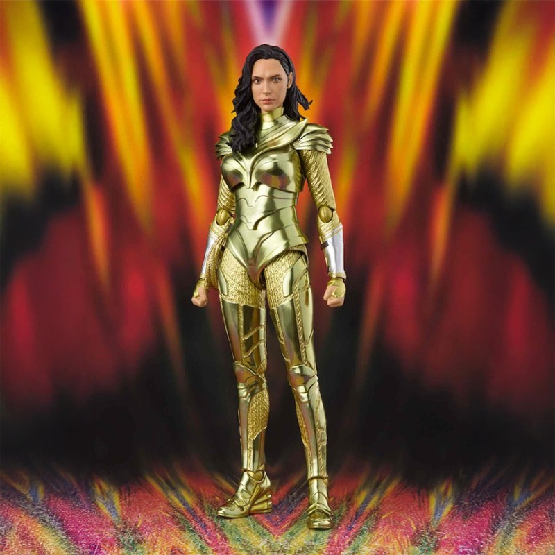 WONDER WOMAN WW84 GOLDEN ARMOR FIGURA 15 CM WONDER WOMAN 84 SH FIGUARTS