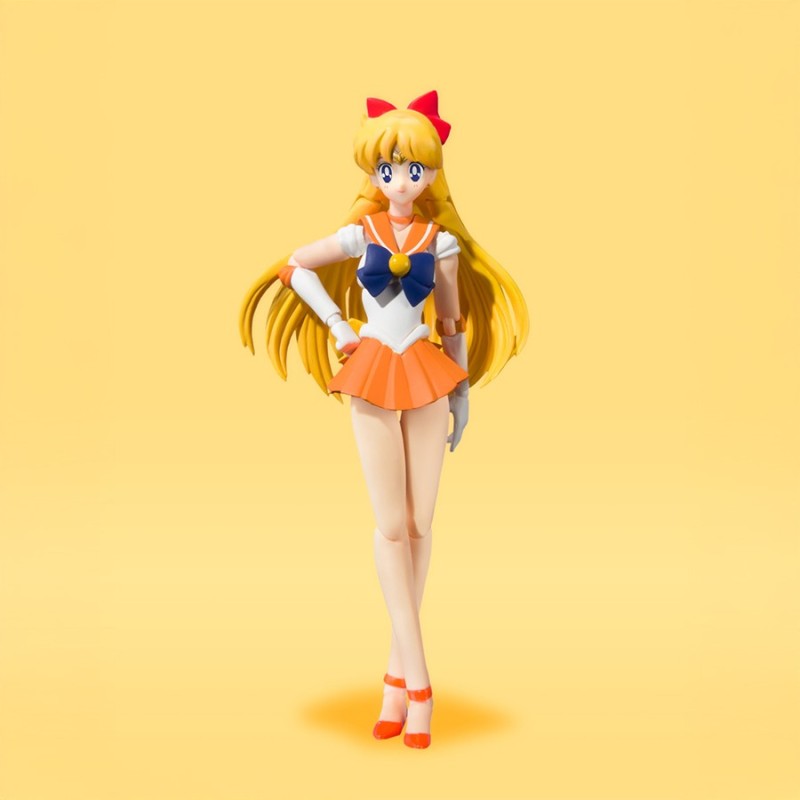 SAILOR VENUS PRETTY GUARDIAN ACE FIGURA 15 CM SAILOR MOON SH FIGUARTS RE-ISSUED PRECIO NETO