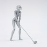 MUJER SPORTS DX ED SET (BIRDIE WING VER.) COLOR GRIS FIGURA 13,5 CM BODY CHAN SH FIGUARTS