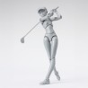 MUJER SPORTS DX ED SET (BIRDIE WING VER.) COLOR GRIS FIGURA 13,5 CM BODY CHAN SH FIGUARTS