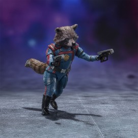 STAR LORD & ROCKET RACCOON 2 FIGURAS 15 & 6 CM MARVEL GUARDIANS OF THE GALAXY VOL. 3 SH FIGUA