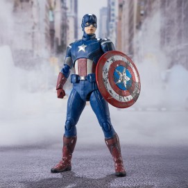 CAPITAN AMERICA (AVENGERS ASSEMBLE) EDITION FIGURA 15 CM MARVEL AVENGERS SH FIGUPRECIO NETO