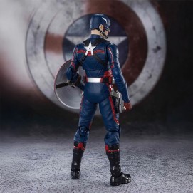 CAPTAIN AMERICA JOHN WALKER FIGURA 15CM MARVEL FALCON & WINTER SOLDIER SH FIGUARTS RE-RUN