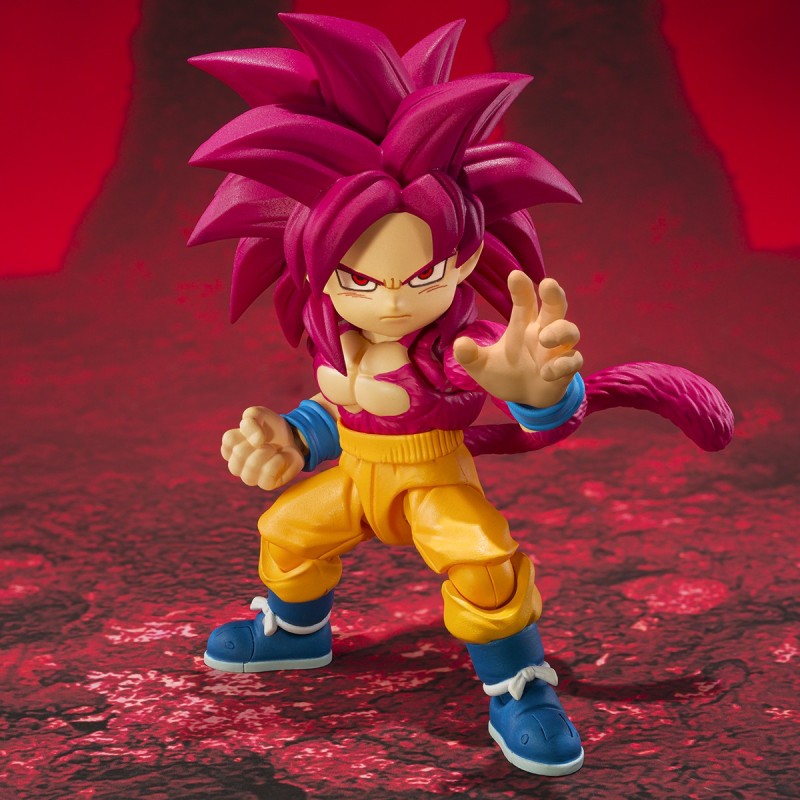 SON GOKU SUPER SAIYAN 4 MINI -DAIMA- FIGURA 8 CM DRAGON BALL DAIMA SH FIGUARTS COLLECTORS SHOP