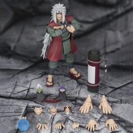 JIRAIYA HIDDEN LEAF HEROIC MASTER SAGE MODE SET FIGURA 17 CM NARUTO SHIPPUDEN SH FIGUARTS COLLECTORS SHOP