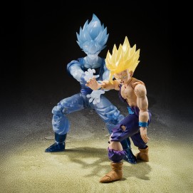 SUPER SAIYAN SON GOKU & SUPER SAIYAN SON GOHAN FIG. 14 CM & 12 CM DRAGON BALL Z PRECIO NETO
