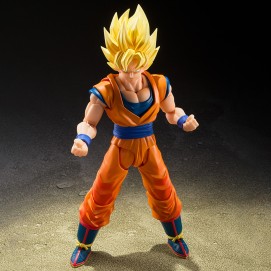 SUPER SAIYAN SON GOKU THE GAMES BEGIN FIGURA 14,5 CM DRAGON BALL Z S H FIGUARTS PRECIO NETO / FECHA LIMITE: 27/05/2025
