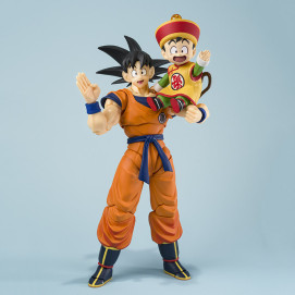 S.H. Figuarts Son Goku & Son Gohan - Kid - & Kintoun - Exclusive Edition