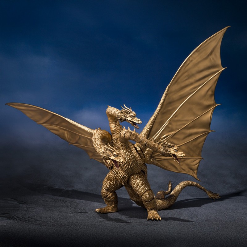 KING GHIDORAH 1972 FIGURA 25 CM GODZILLA VS GIGAN SH MONSTERARTS COLLECTORS SHOP