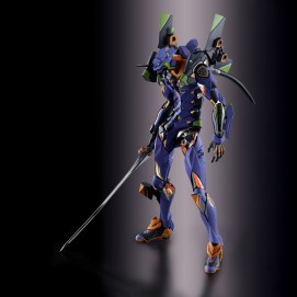 EVANGELION 01 TEST TYPE WITH THE SPEAR OF GAIUS FIGURA 22 CM EVANGELION 30TH ANNIVERSARY METAL BUILD