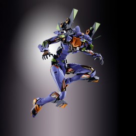 EVANGELION 01 TEST TYPE WITH THE SPEAR OF GAIUS FIGURA 22 CM EVANGELION 30TH ANNIVERSARY METAL BUILD