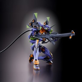 EVANGELION 01 TEST TYPE WITH THE SPEAR OF GAIUS FIGURA 22 CM EVANGELION 30TH ANNIVERSARY METAL BUILD