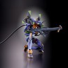 EVANGELION 01 TEST TYPE WITH THE SPEAR OF GAIUS FIGURA 22 CM EVANGELION 30TH ANNIVERSARY METAL BUILD