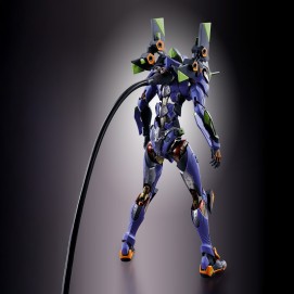 EVANGELION 01 TEST TYPE WITH THE SPEAR OF GAIUS FIGURA 22 CM EVANGELION 30TH ANNIVERSARY METAL BUILD