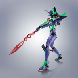 EVANGELION 01 TEST TYPE WITH THE SPEAR OF CASSIUS RENEWAL COLOR EDITION FIGURA 17 CM EVANGELION 3.0+1.0 THE ROBOT SPIRITS RE-RUN