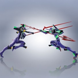 EVANGELION 01 TEST TYPE WITH THE SPEAR OF CASSIUS RENEWAL COLOR EDITION FIGURA 17 CM EVANGELION 3.0+1.0 THE ROBOT SPIRITS RE-RUN