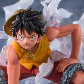 MONKEY D. LUFFY SUMMIT WAR OF MARINEFORD EXTRA BATTLE FIGURA 12 CM ONE PIECE FIGUARTS ZERO RE-RUN