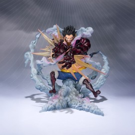 MONKEY D. LUFFY GEAR 4 LEO BAZOOKA EXTRA BATTLE FIGURA 18 CM ONE PIECE FIGUARTS ZERO RE-RUN