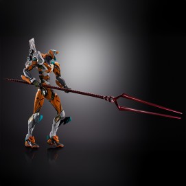 EVANGELION 00/00 MODIFIED PROTO TYPE WITH THE SPEAR OF LONGINUS FIGURA 22 CM EVANGELION 30TH ANNIVERSARY METAL BUILD COLLECTORS 