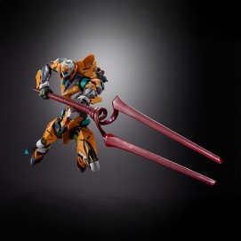 EVANGELION 00/00 MODIFIED PROTOTYPE WITH THE SPEAR OF LONGINUS FIGURA 22 CM EVANGELION 30TH ANNV. METAL BUILD COLLECTORS SHOP