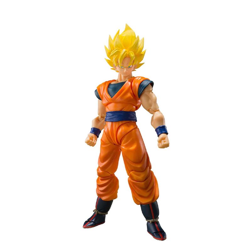 SON GOKU SUPER SAIYAN FULL POWER FIGURA 14 CM DRAGON BALL Z SH FIGUARTS RE-RUN