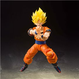 SON GOKU SUPER SAIYAN FULL POWER FIGURA 14 CM DRAGON BALL Z SH FIGUARTS RE-RUN