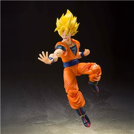 SON GOKU SUPER SAIYAN FULL POWER FIGURA 14 CM DRAGON BALL Z SH FIGUARTS RE-RUN