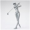 MUJER SPORTS DX ED SET (BIRDIE WING VER.) COLOR GRIS FIGURA 13,5 CM BODY CHAN SH FIGUARTS