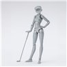 MUJER SPORTS DX ED SET (BIRDIE WING VER.) COLOR GRIS FIGURA 13,5 CM BODY CHAN SH FIGUARTS