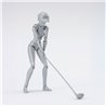 MUJER SPORTS DX ED SET (BIRDIE WING VER.) COLOR GRIS FIGURA 13,5 CM BODY CHAN SH FIGUARTS