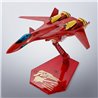 VF-19 CUSTOM FIRE VALKYRIE FIGURA 15 CM MACROSS 7 HI-METAL R