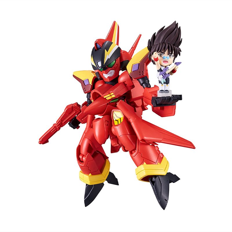 VF-19 CUSTOM FIRE VALKYRIE WITH BASARA NEKKI FIGURA 11 CM MACROSS 7 TINY SESSION VF-19 CUSTOM FIRE VALKYRIE WITH BASARA NEKKI FIGURA 11 CM MACROSS 7 TINY SESSION