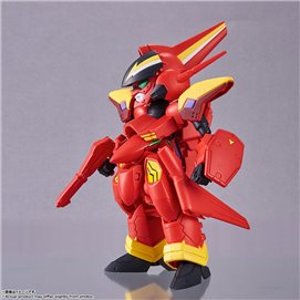VF-19 CUSTOM FIRE VALKYRIE WITH BASARA NEKKI FIGURA 11 CM MACROSS 7 TINY SESSION