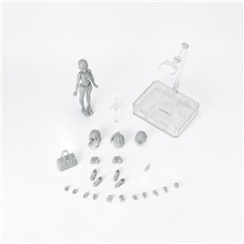 MUJER -SCHOOL LIFE- EDITION DX SET (GRAY COLOR VER.) FIG. 13 CM BODY-CHAN SH FIGUARTS