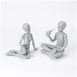 MUJER -SCHOOL LIFE- EDITION DX SET (GRAY COLOR VER.) FIG. 13 CM BODY-CHAN SH FIGUARTS
