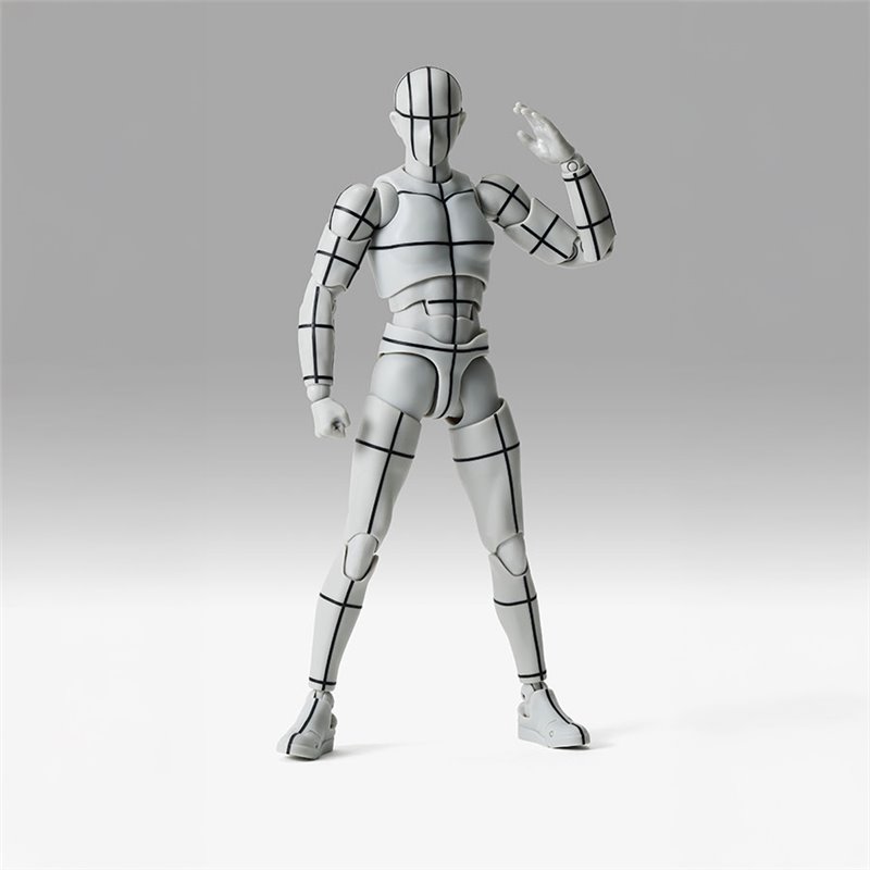 BODY KUN -SPORTS EDITION WIRE FRAME- (GRAY COLOR VER.) FIG. 15 CM BODY KUN / BODY CHAN SH BODY KUN -SPORTS EDITION WIRE FRAME- (GRAY COLOR VER.) FIG. 15 CM BODY KUN / BODY CHAN SH