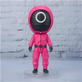 MASKED WORKER FIGURA 9 CM SQUID GAME FIGUARTS MINI