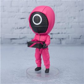 MASKED WORKER FIGURA 9 CM SQUID GAME FIGUARTS MINI